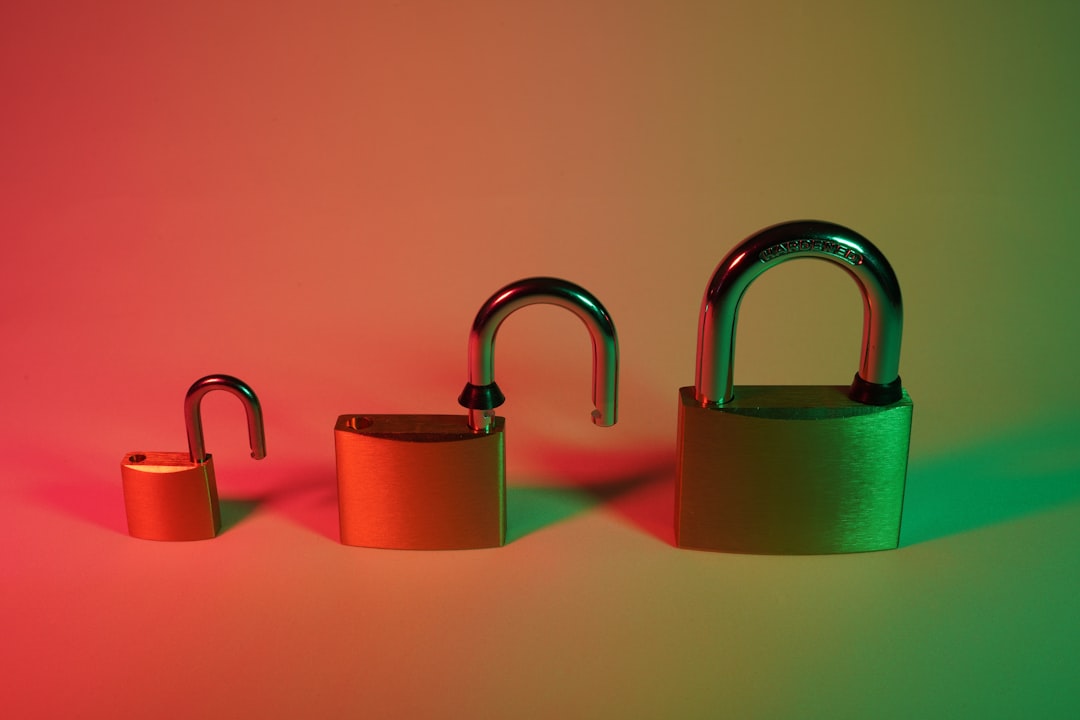 Photo Security padlock